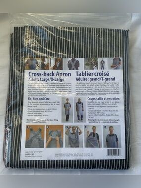 CROSS-BACK Apron, Adult L/XL, NIP